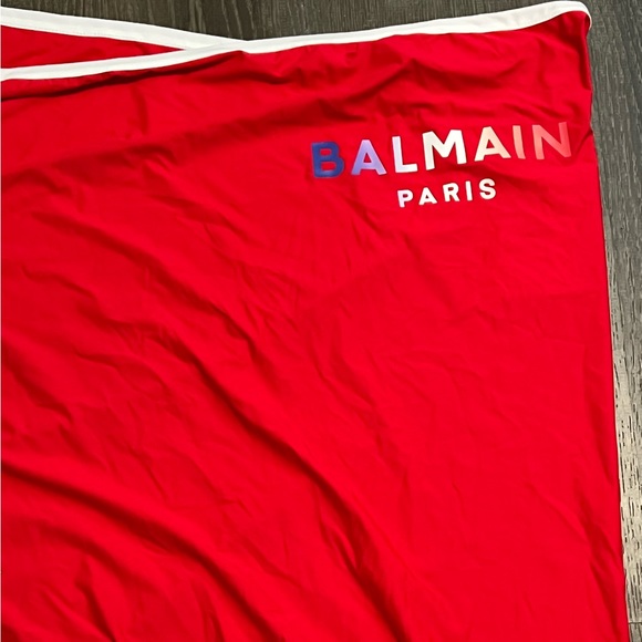 BALMAIN**Swim Coverup Red Pareo***One Size***$540 - Picture 3 of 4